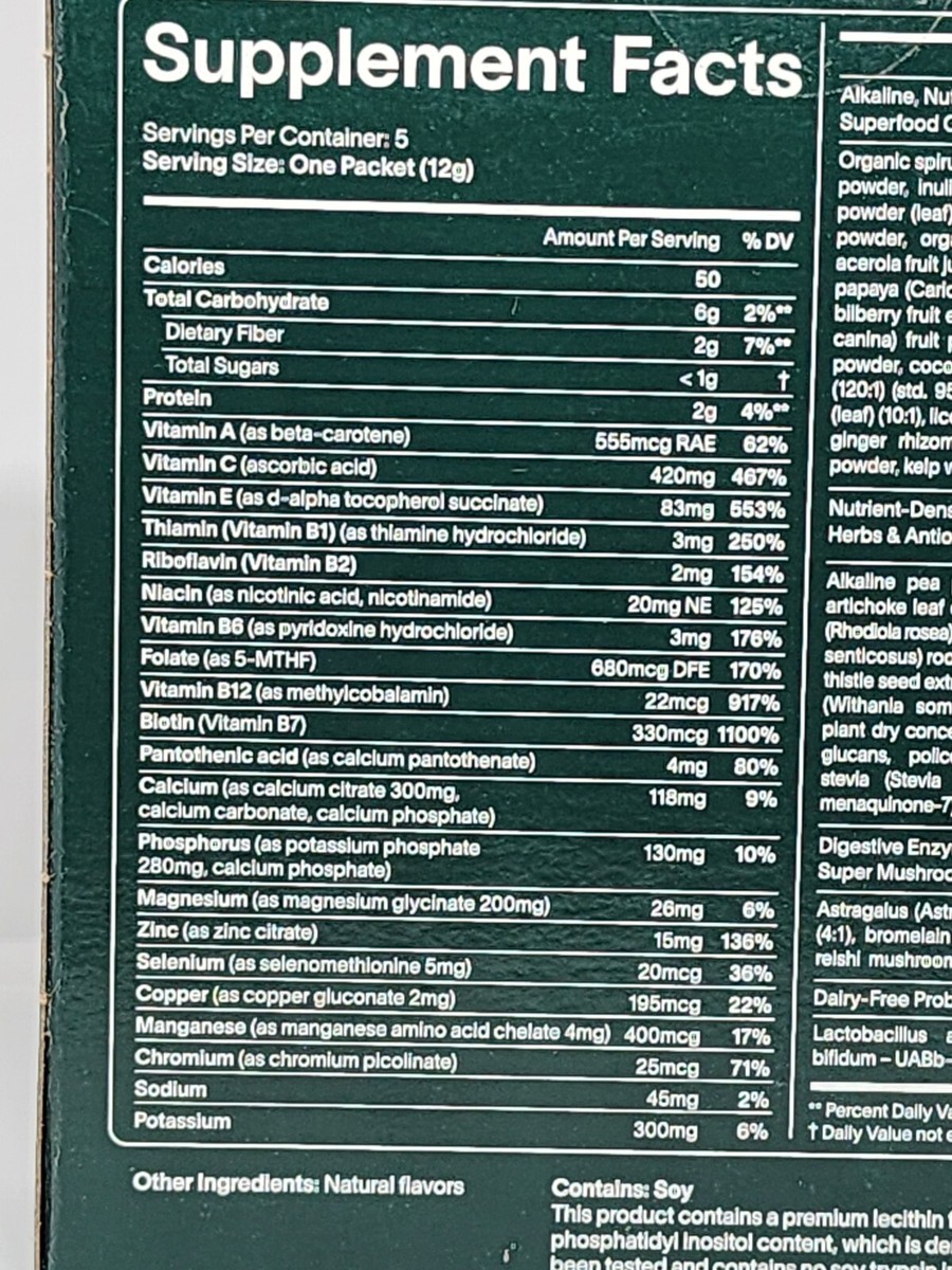 Understanding the ag1 nutrition label: a friendly, clear guide