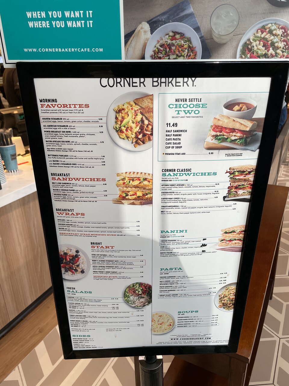 Discover the Corner Bakery Cafe Menu That Feels Like Home