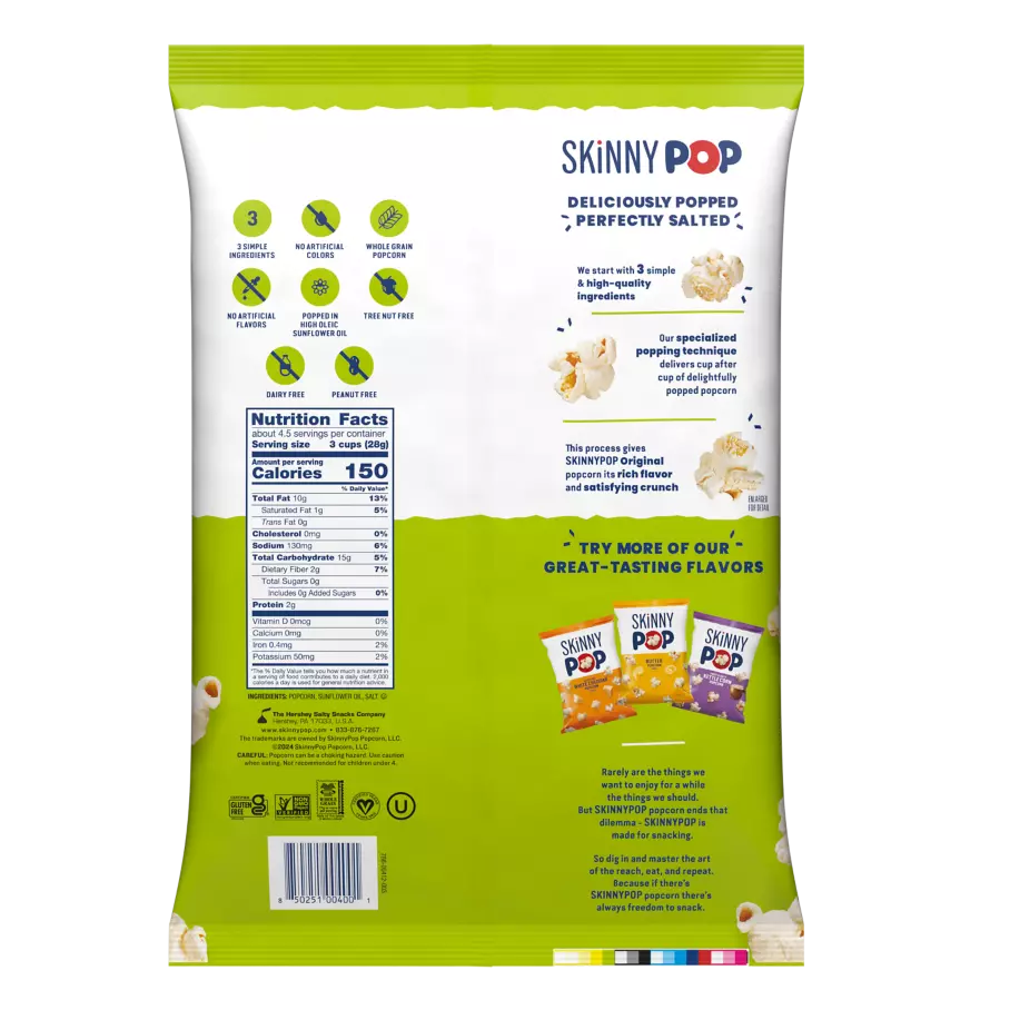 Understanding the Skinny Pop Nutrition Label with Confidence