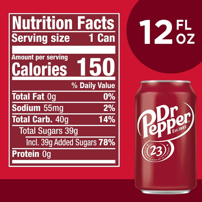 Understanding the Dr Pepper Nutrition Label: A Friendly Guide