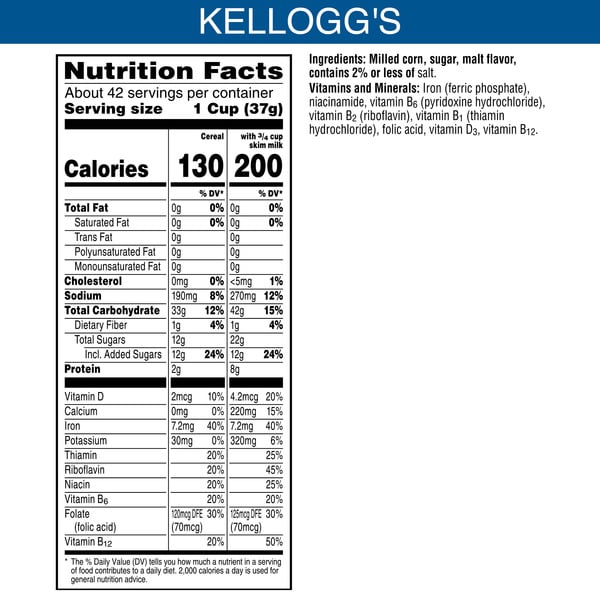 Frosted Flakes Nutrition Label: What It Really Tells You